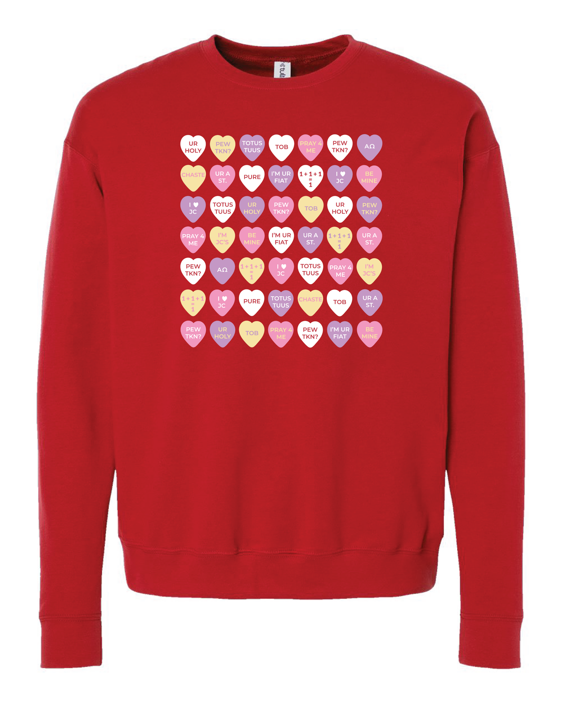 Candy Hearts Sweatshirt (Crew Neck)