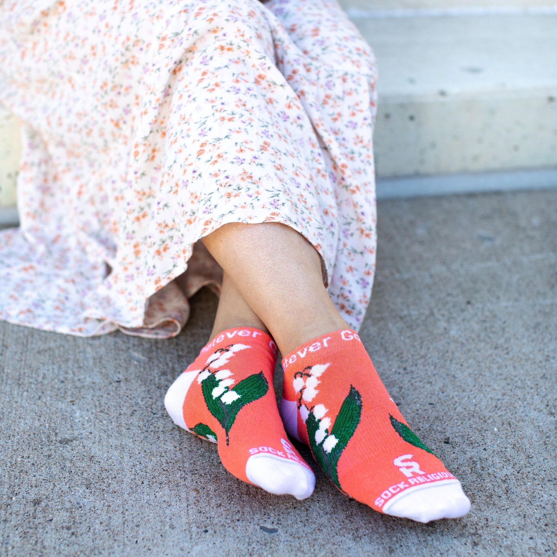 St. Gianna Molla No Show Socks