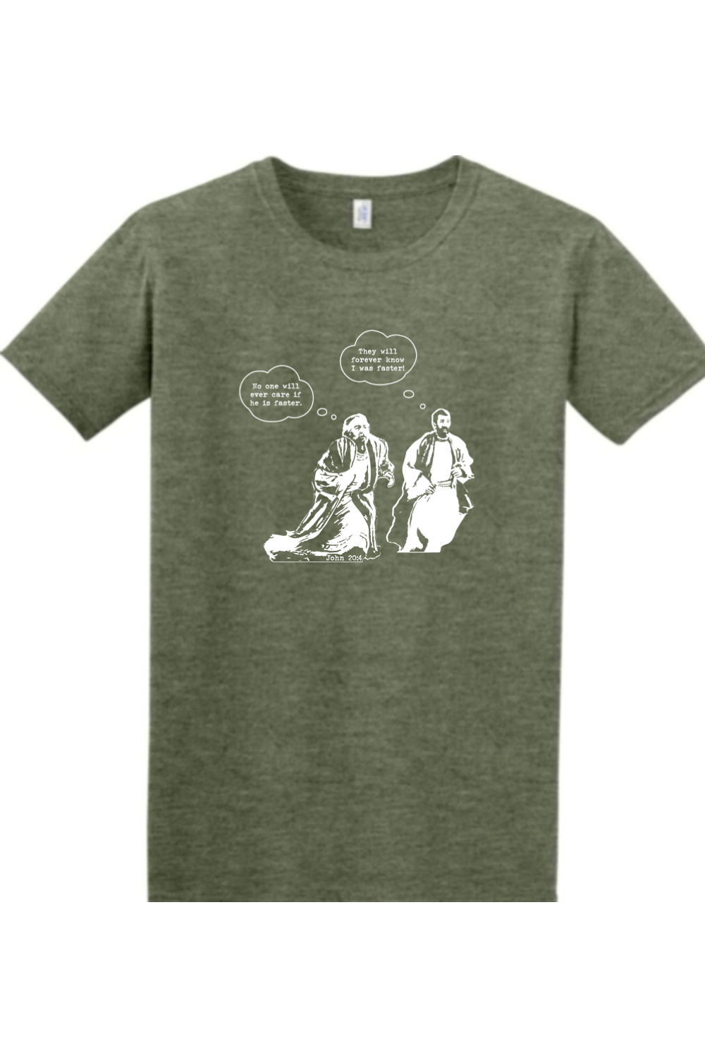 John Runs - John 20:4 T-Shirt
