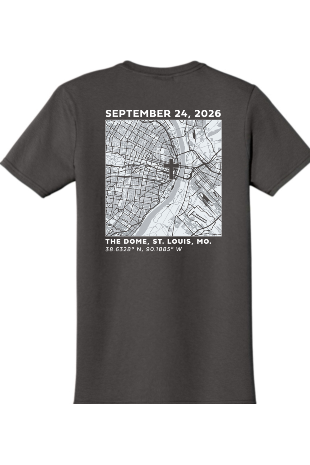Beatification of Fulton Sheen Map Adult T-Shirt