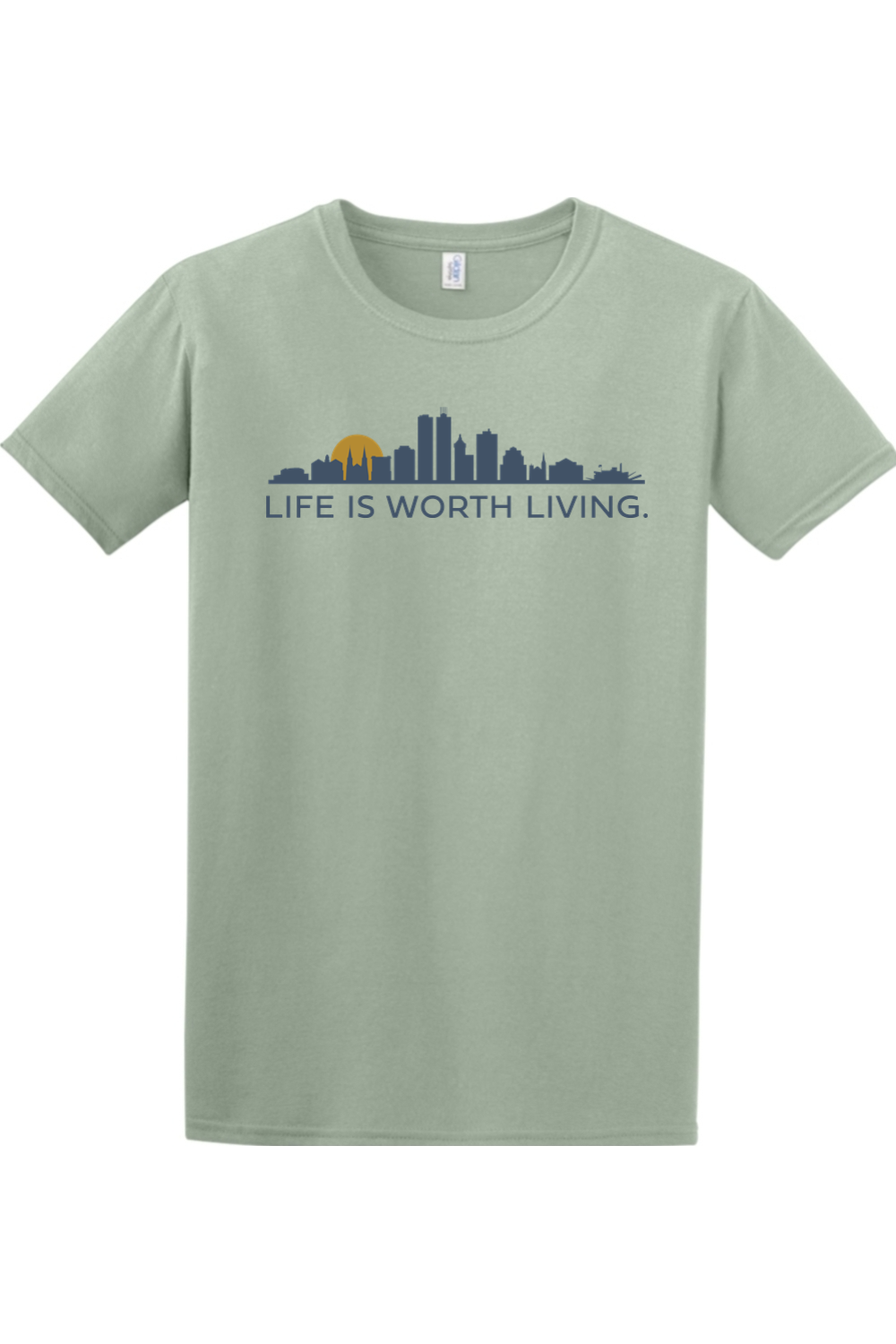 Beatification of Fulton Sheen - Peoria Skyline Adult T-Shirt
