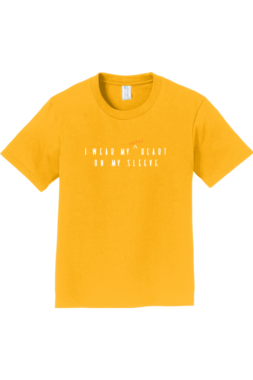 Sacred Heart on Your Sleeve - Sacred Heart of Jesus Youth T-Shirt