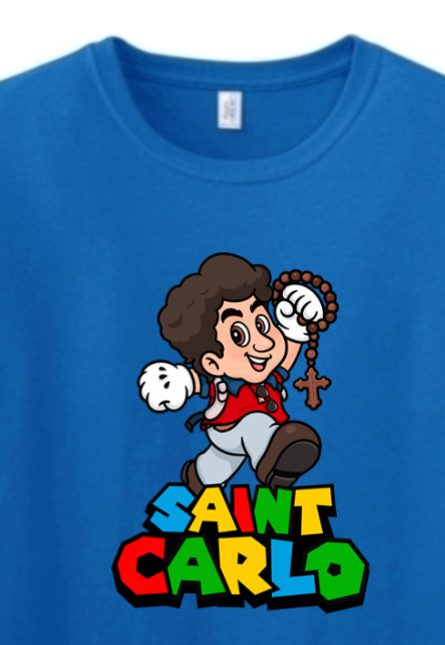Super St. Carlo Acutis Adult T-Shirt