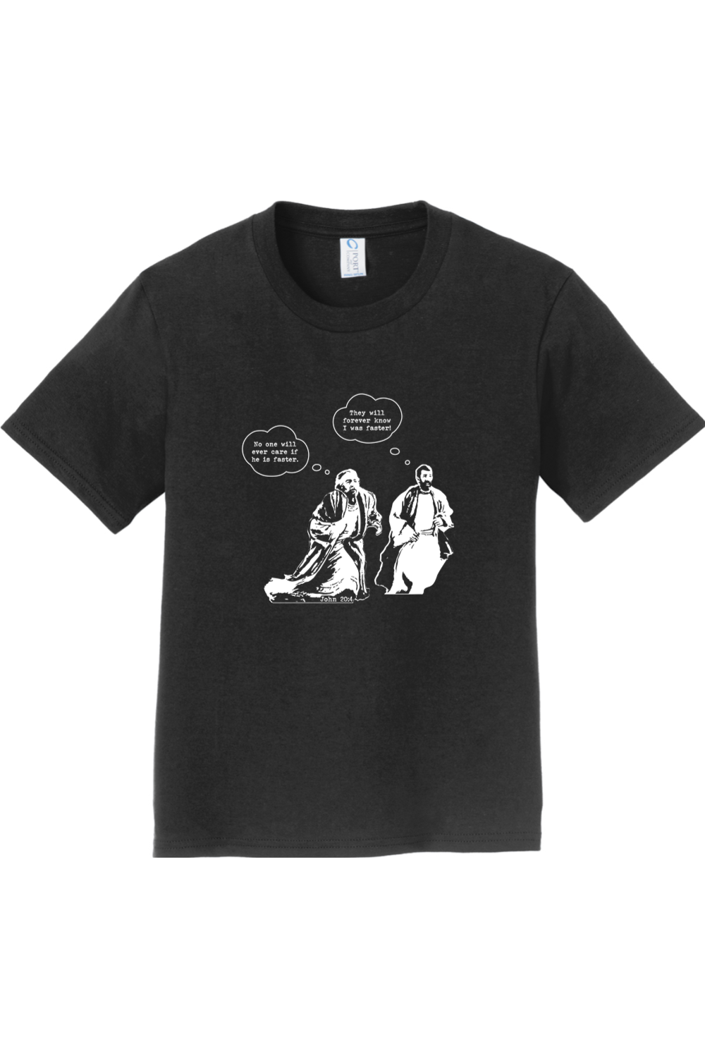 John Runs - John 20:4 Youth T-Shirt