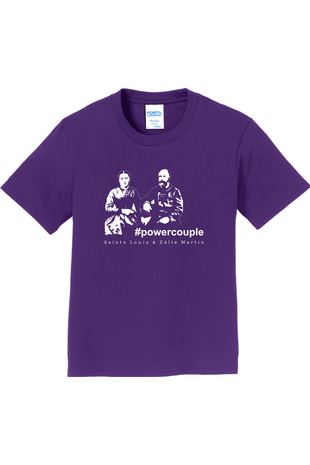 #Powercouple - Sts. Louis & Zelie - Youth T-Shirt