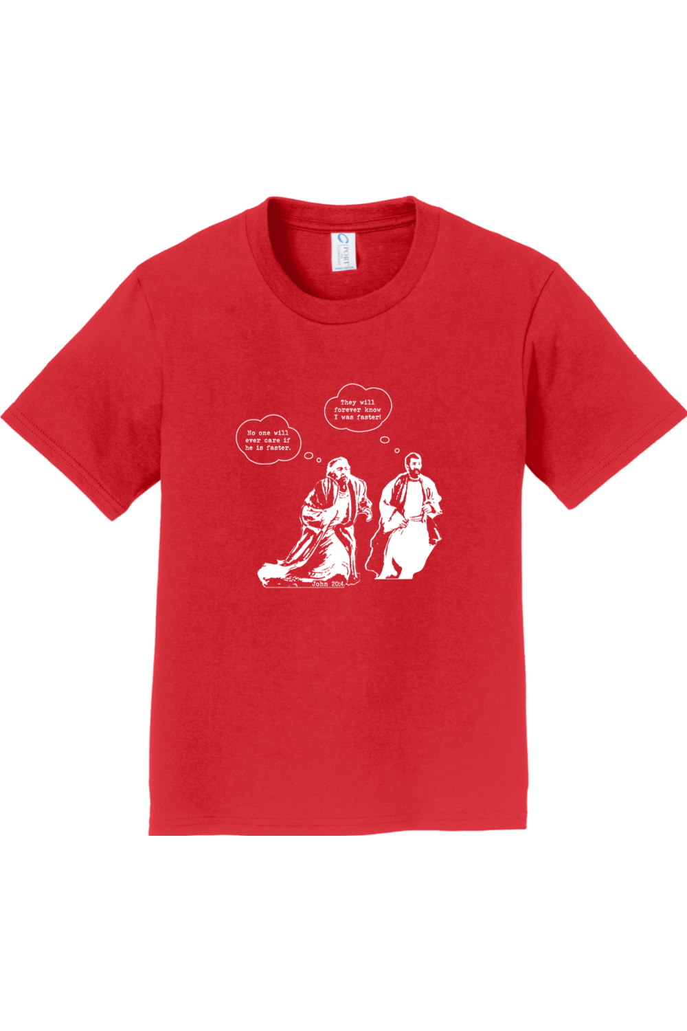 John Runs - John 20:4 Youth T-Shirt