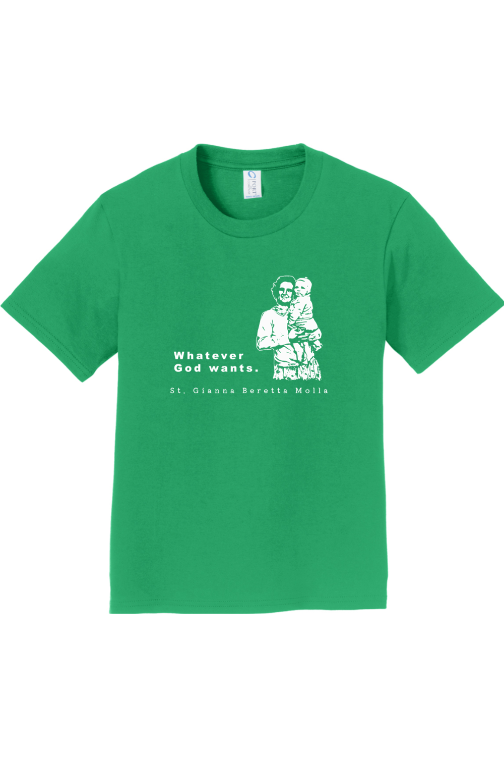 Whatever God Wants - St. Gianna Molla Youth T-Shirt
