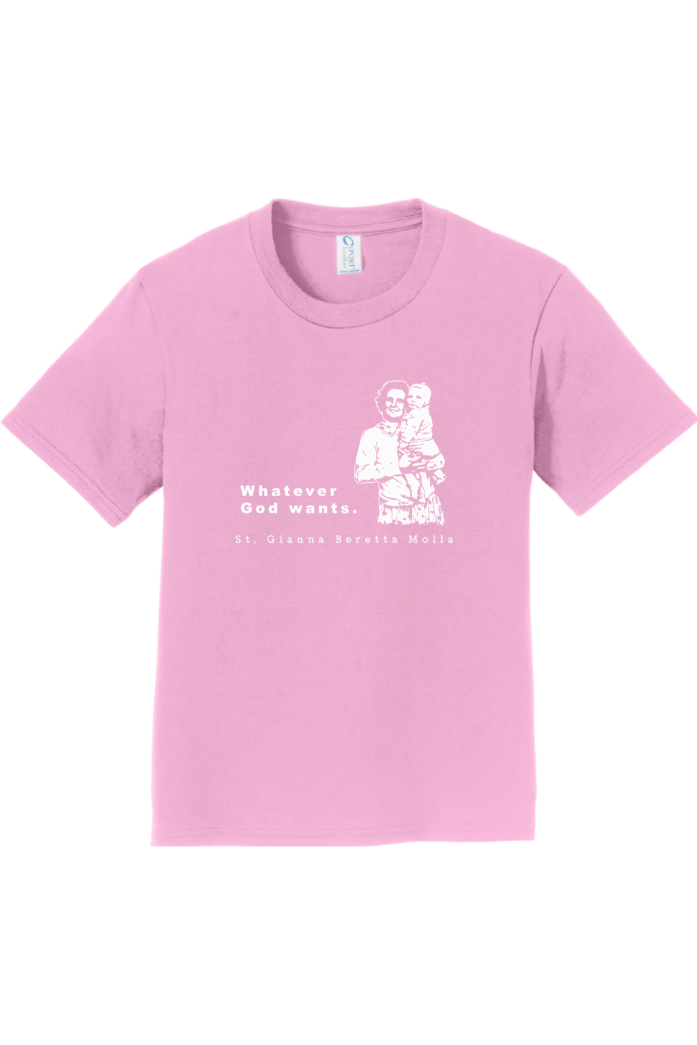 Whatever God Wants - St. Gianna Molla Youth T-Shirt