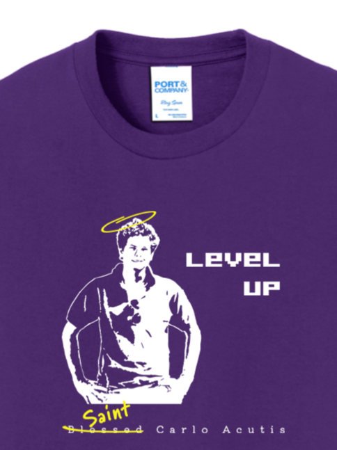 Level Up - St. Carlo Acutis - Youth T-Shirt