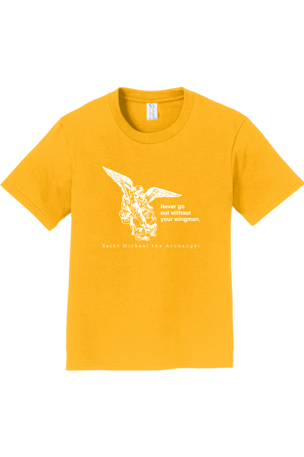 Never Go Without Your Wingman - St. Michael the Archangel Youth T-Shirt