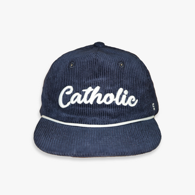 Catholic Retro Corduroy Hat