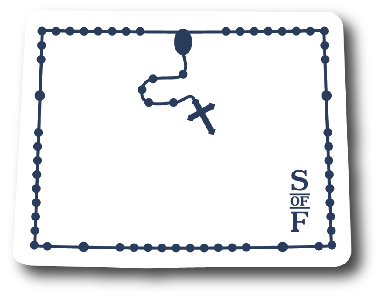 Colorado Catholic Rosary Sticker
