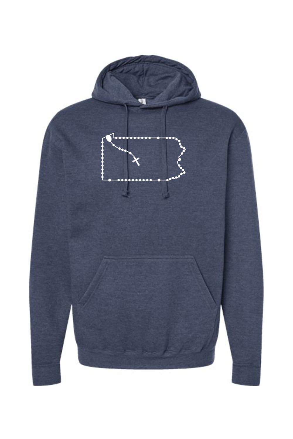 Pennsylvania Catholic Rosary Hoodie Sweatshirt