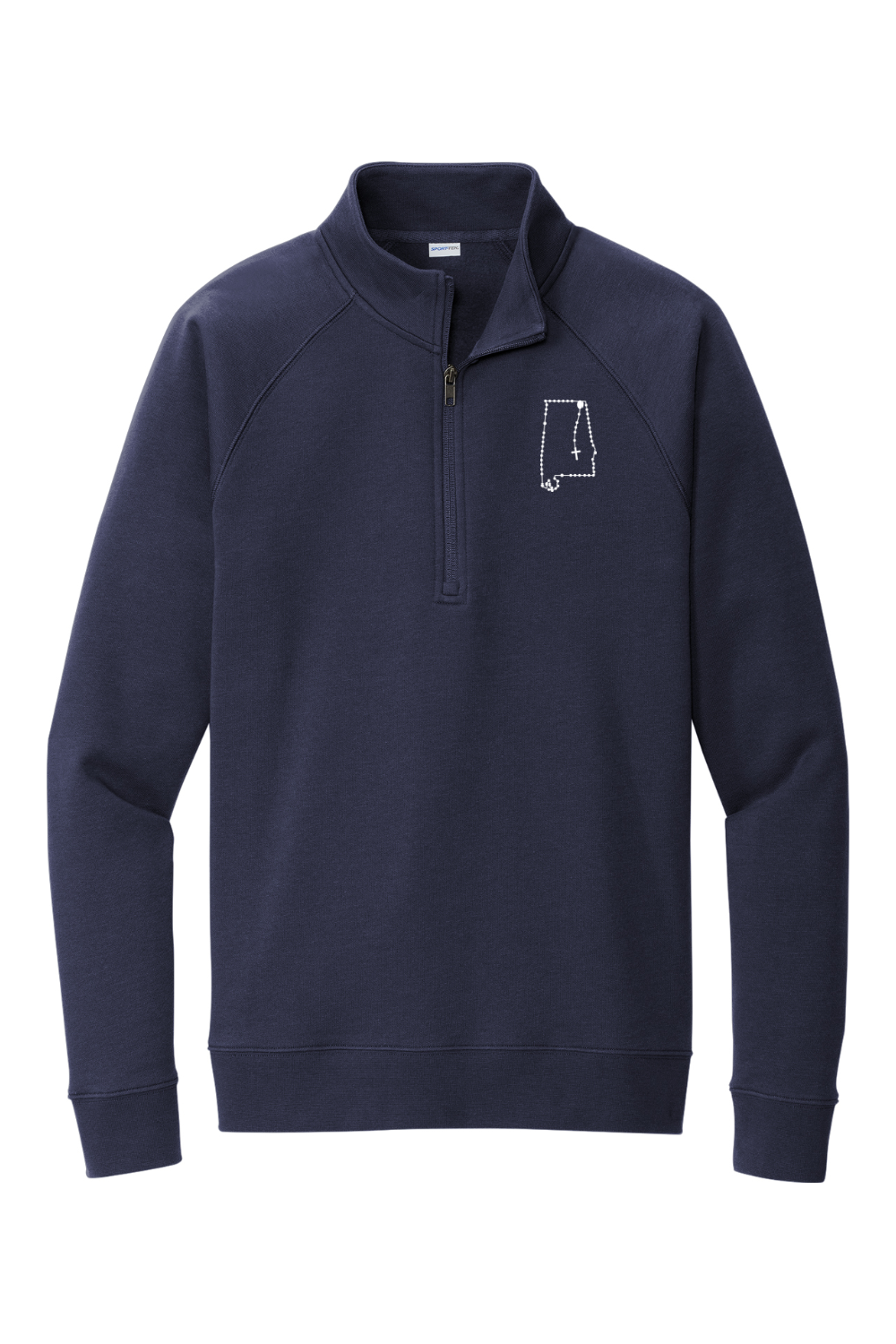 Alabama Catholic Rosary Quarter Zip Sweatshirt