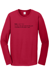 Love is a Verb - Love Long Sleeve