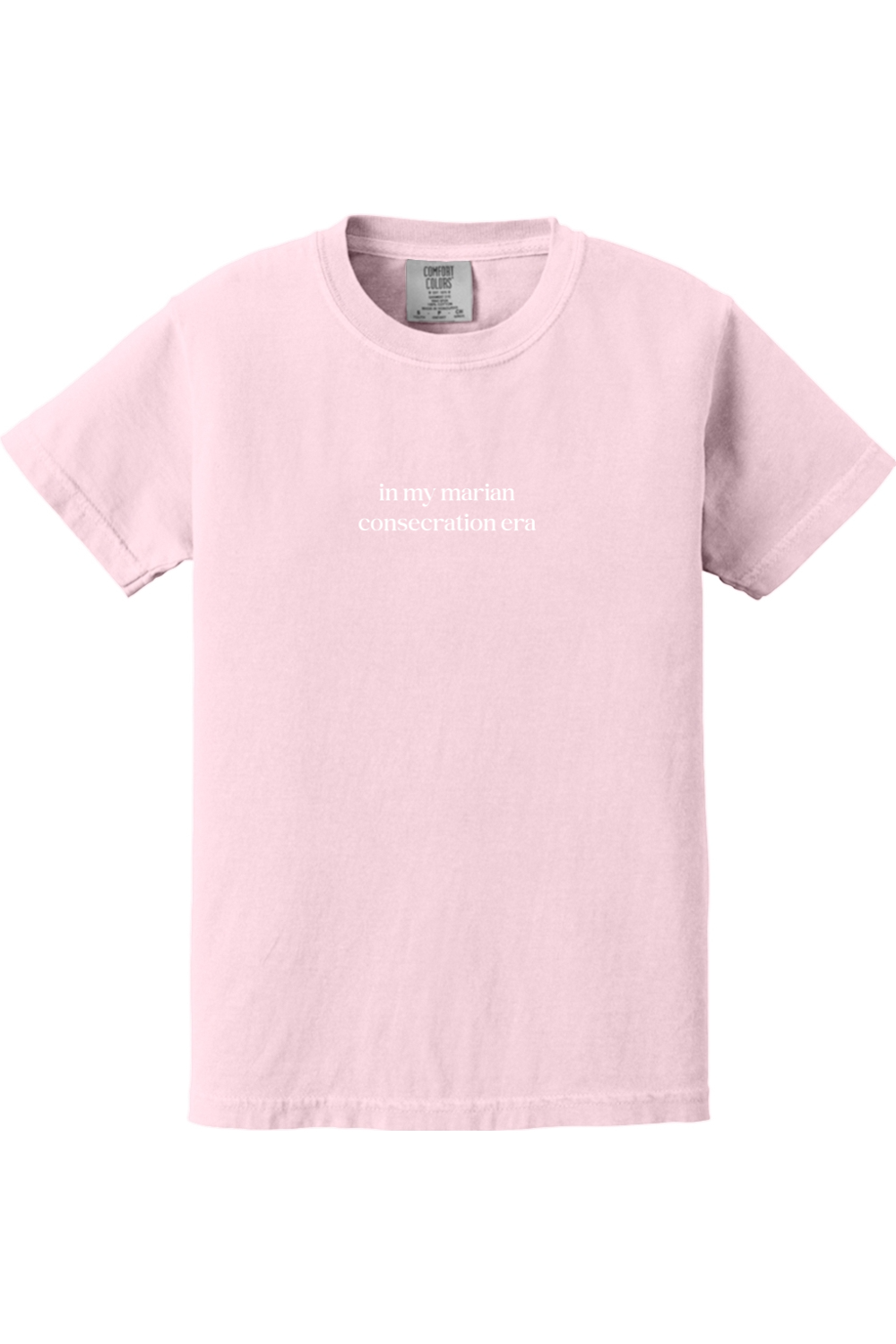 In My Marian Consecration Era Youth T-shirt - Comfort Colors