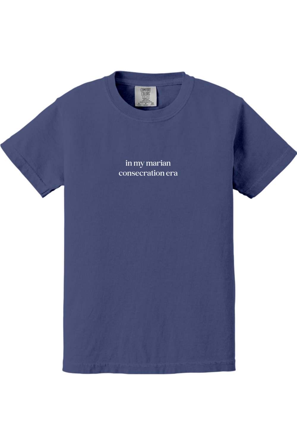 In My Marian Consecration Era Youth T-shirt - Comfort Colors