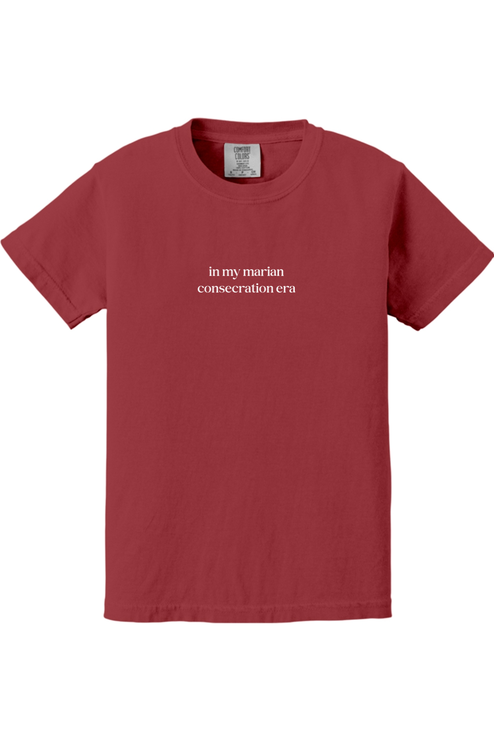 In My Marian Consecration Era Youth T-shirt - Comfort Colors