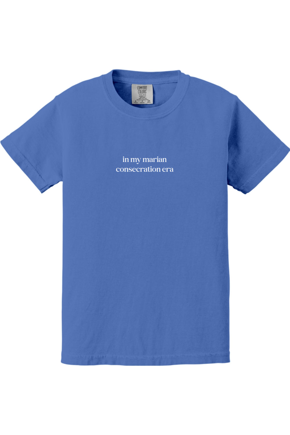 In My Marian Consecration Era Youth T-shirt - Comfort Colors