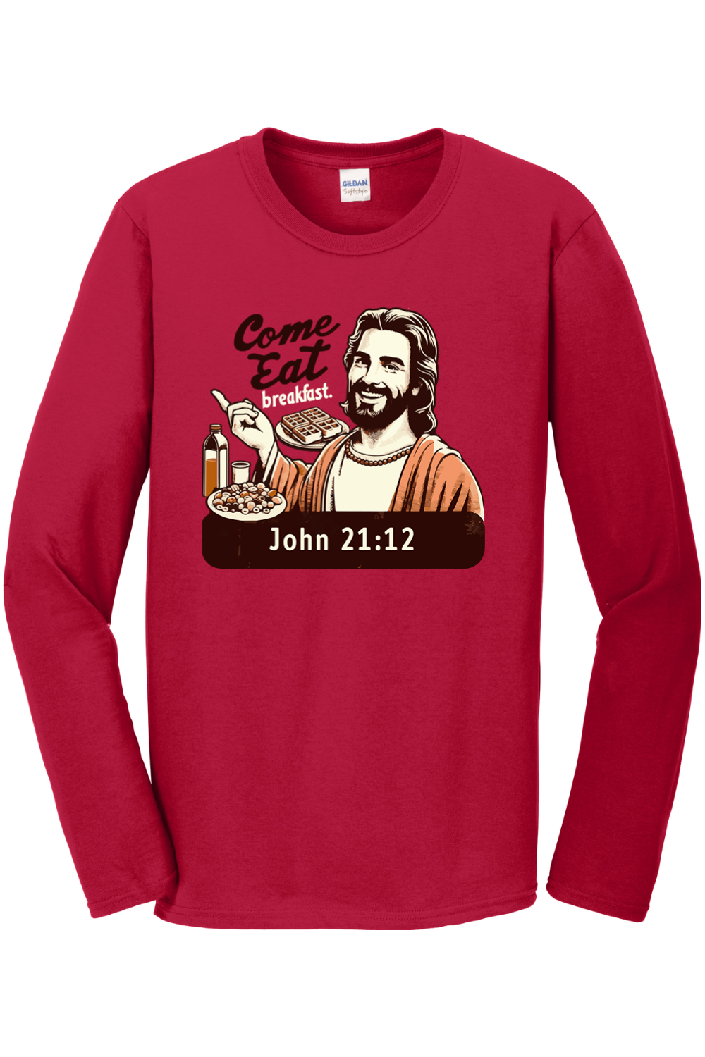 Come Eat Breakfast John 21:12 Long Sleeve