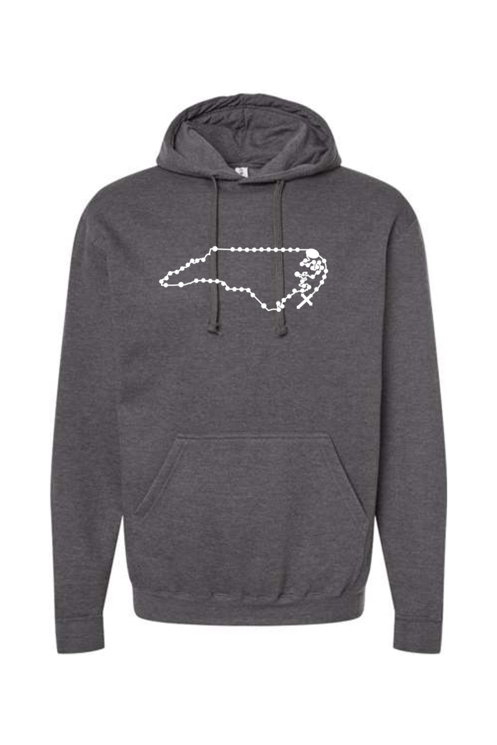 North Carolina Catholic Rosary Hoodie Sweatshirt