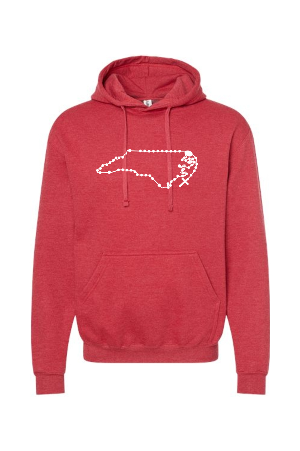 North Carolina Catholic Rosary Hoodie Sweatshirt