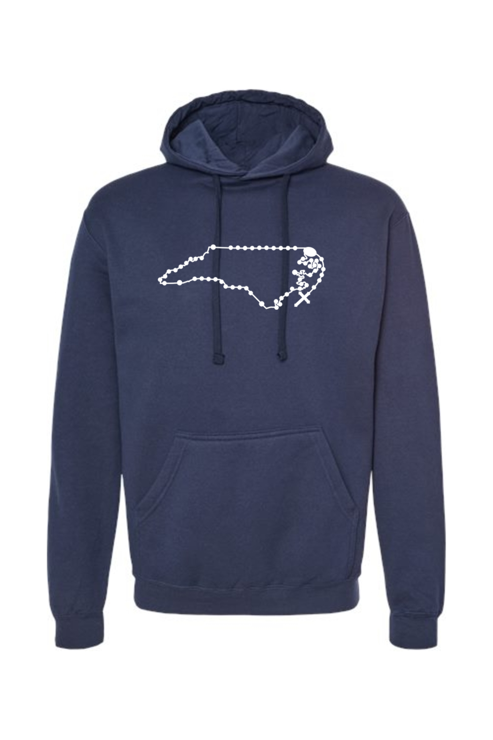 North Carolina Catholic Rosary Hoodie Sweatshirt