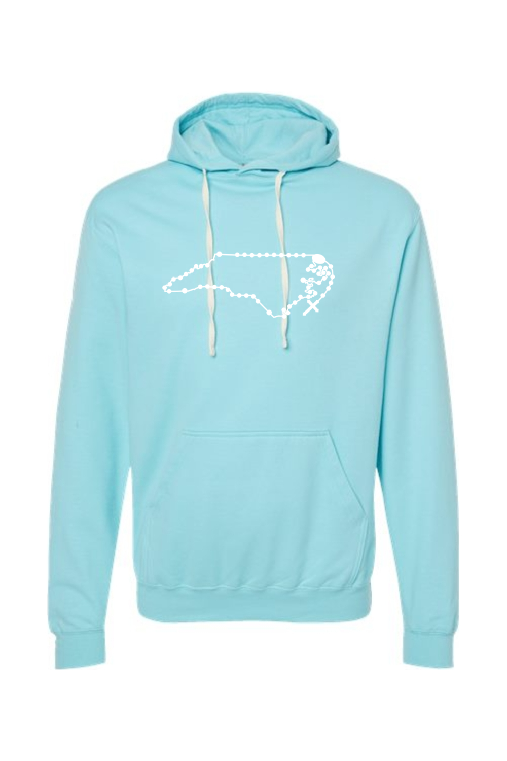 North Carolina Catholic Rosary Hoodie Sweatshirt