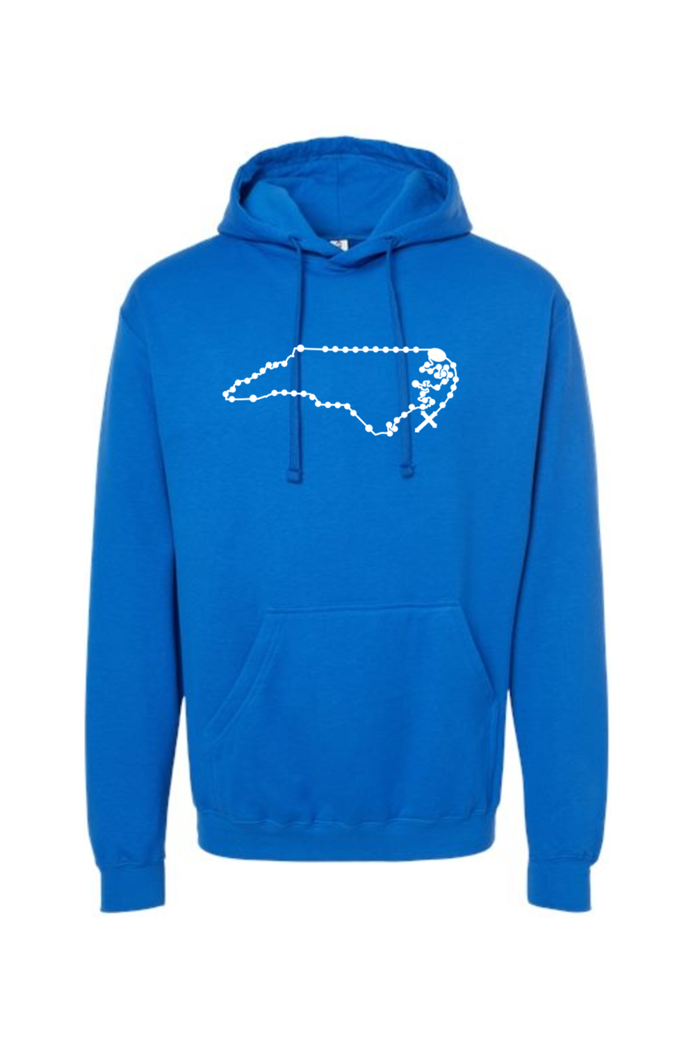 North Carolina Catholic Rosary Hoodie Sweatshirt