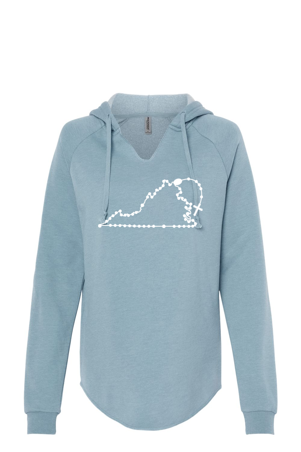 Virginia Catholic Rosary Drop Hoodie