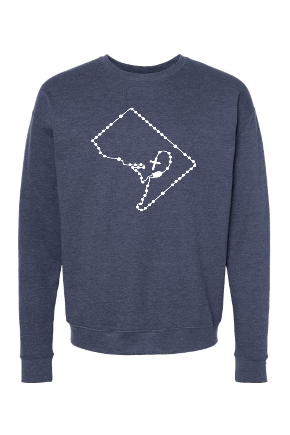 Washington D.C. Catholic Rosary Crewneck Sweatshirt