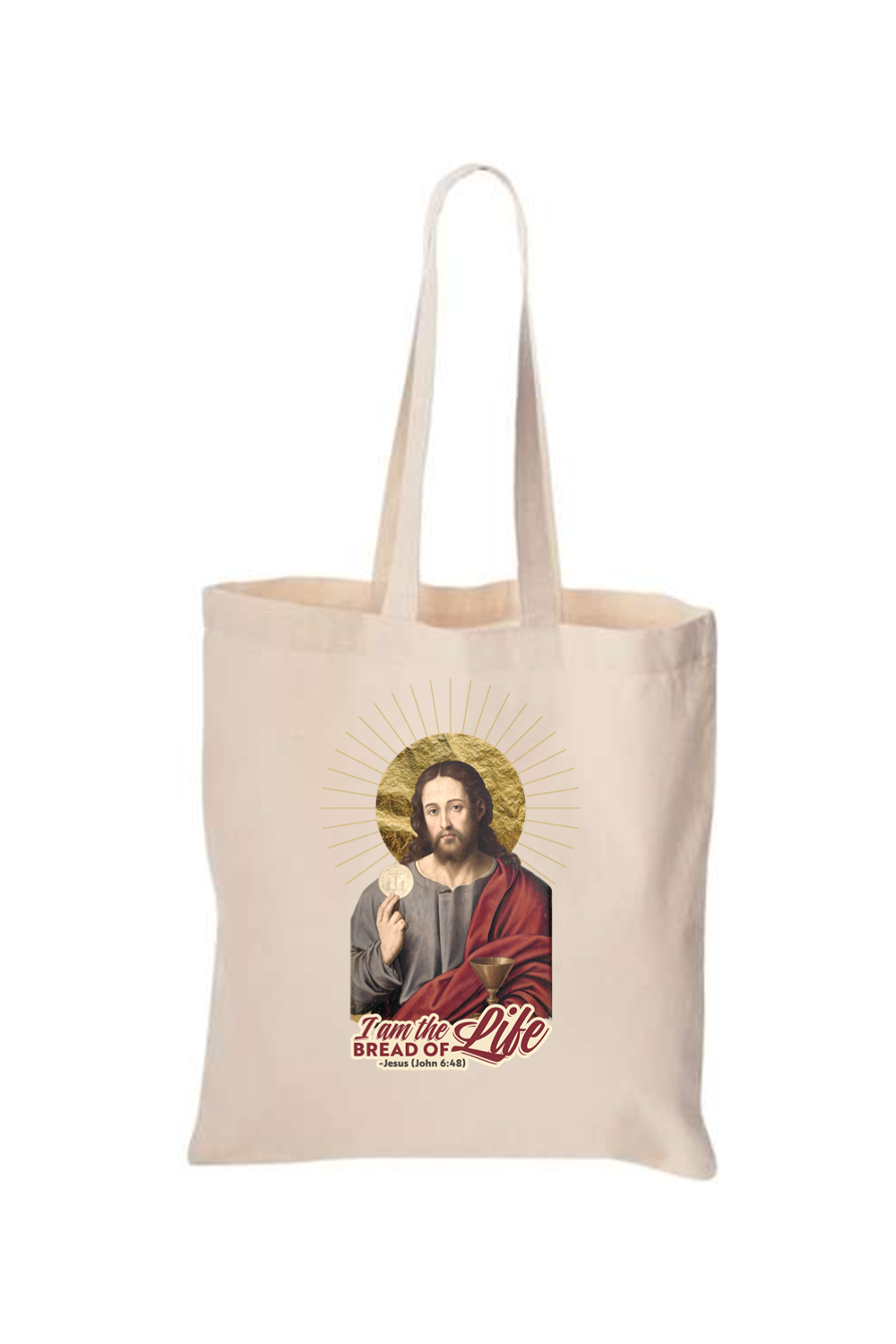 I am the Bread of Life, Jesus - John 6:48 Tote Bag