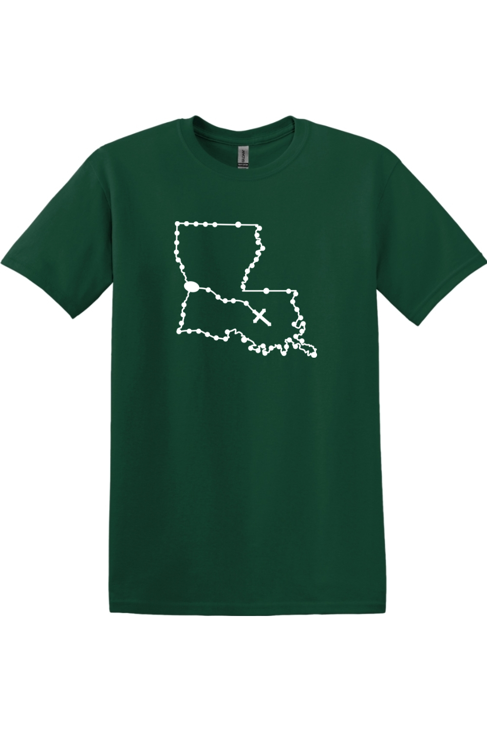 Louisiana Rosary Adult T-shirt