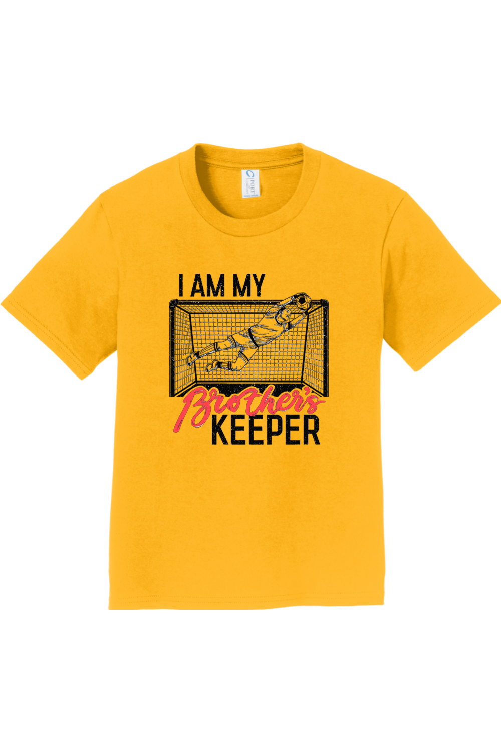 I Am My Brother's Keeper - Catholic Soccer Youth T-Shirt
