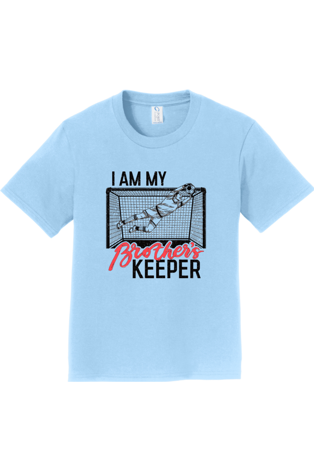I Am My Brother's Keeper - Catholic Soccer Youth T-Shirt
