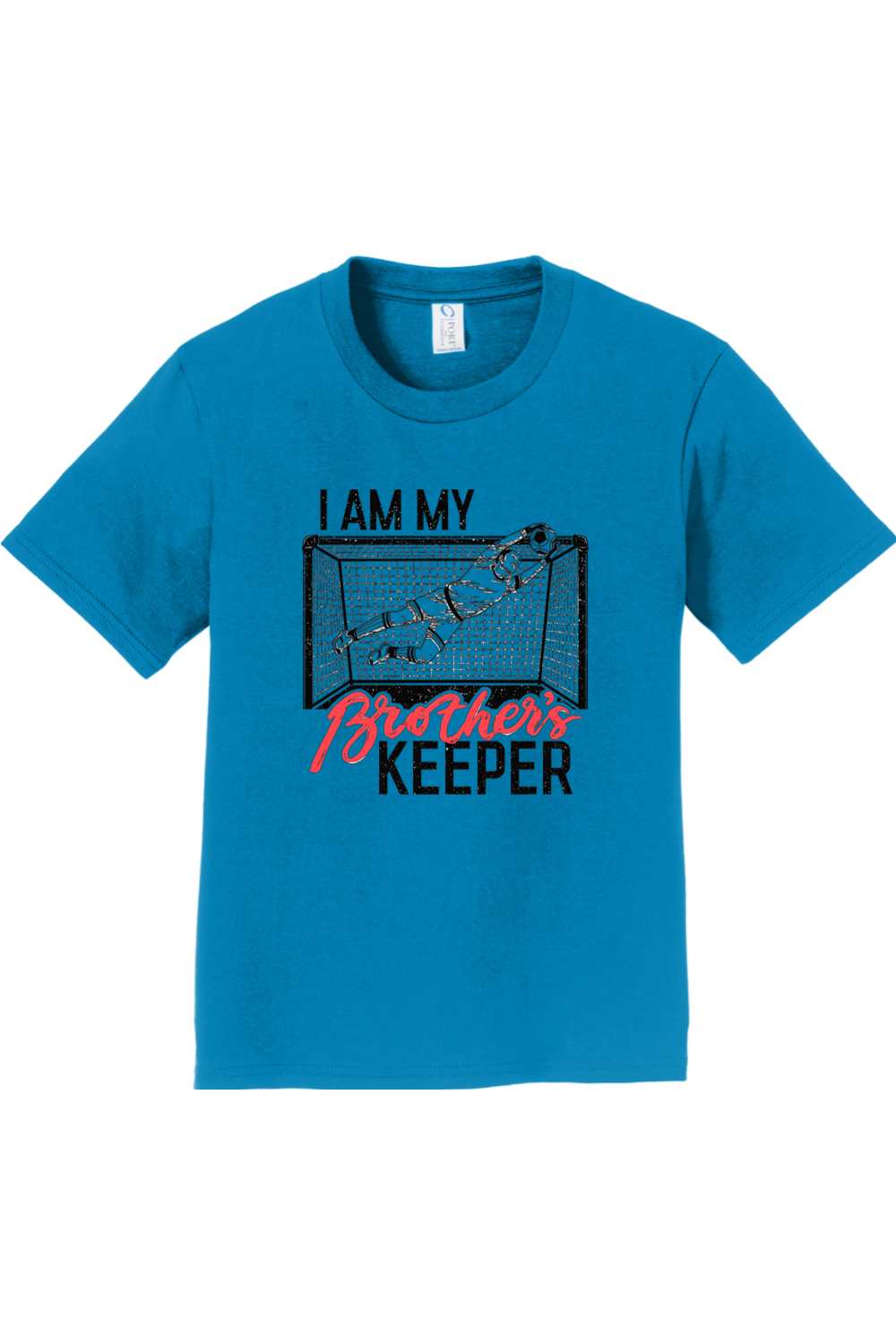 I Am My Brother's Keeper - Catholic Soccer Youth T-Shirt