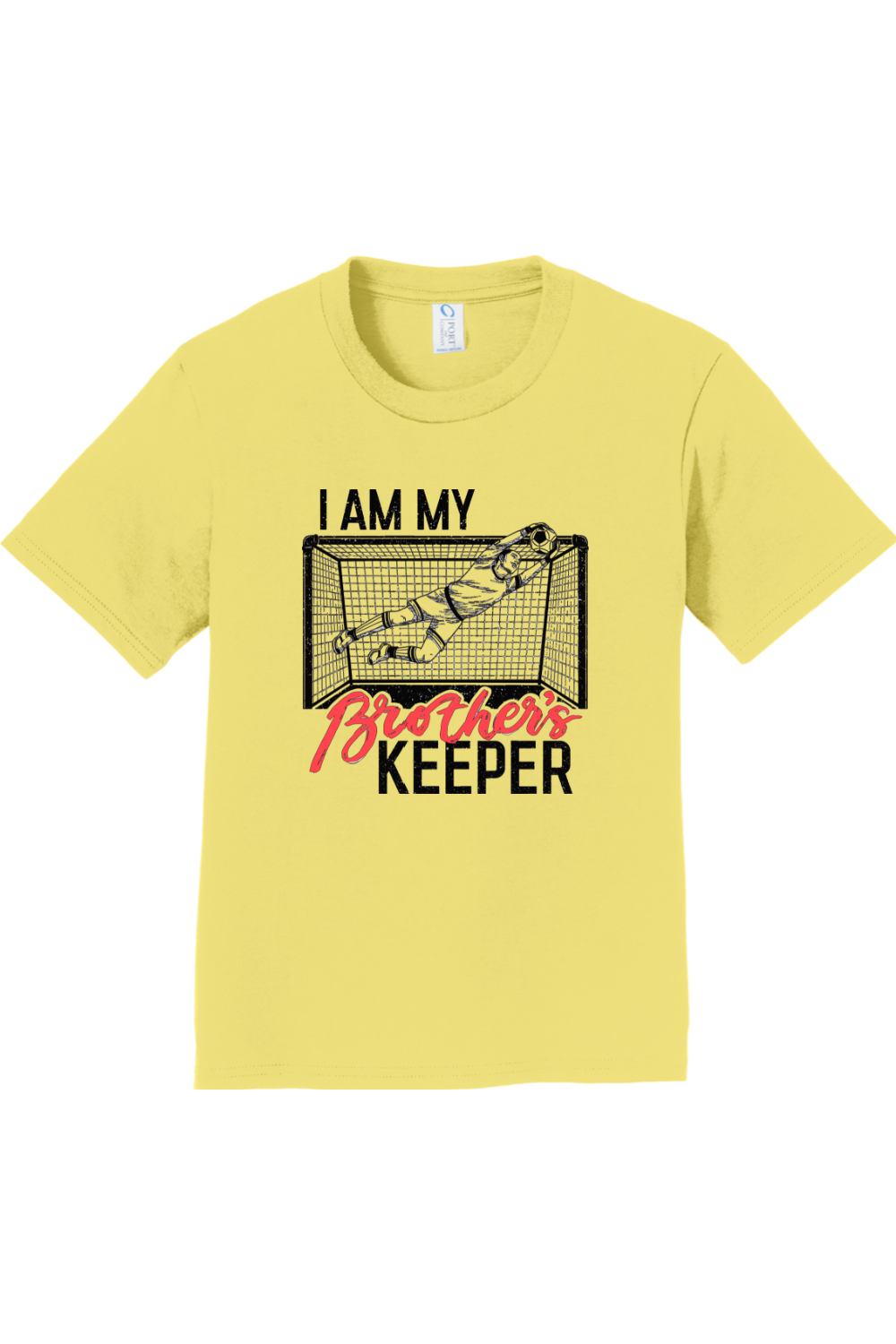 I Am My Brother's Keeper - Catholic Soccer Youth T-Shirt