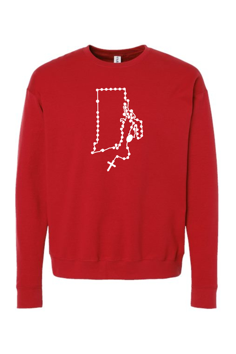 Rhode Island Catholic Rosary Crewneck Sweatshirt