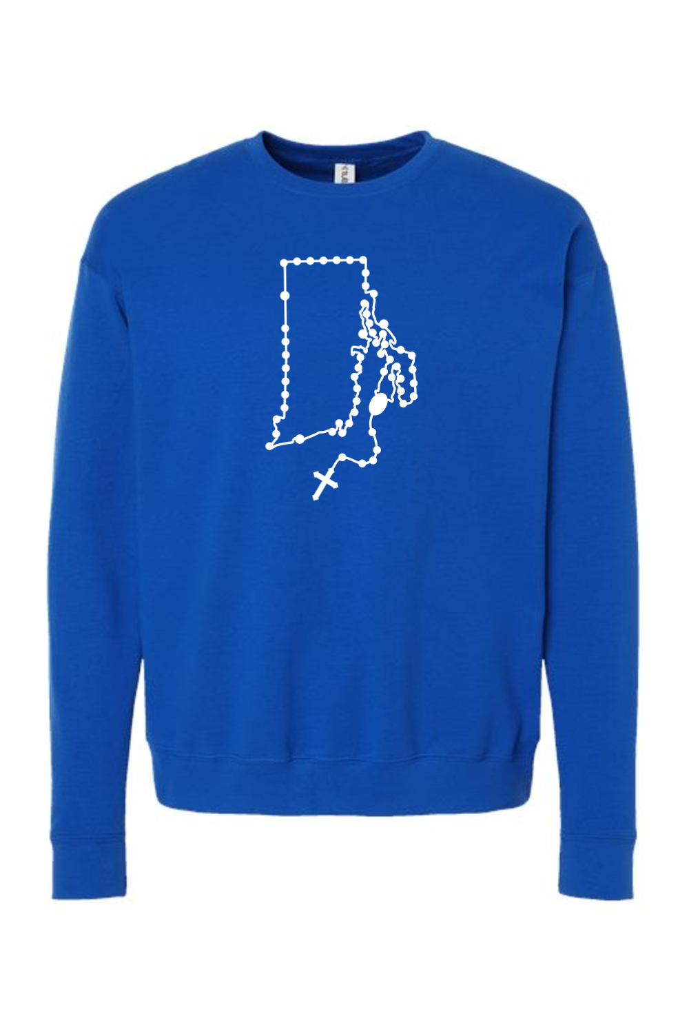 Rhode Island Catholic Rosary Crewneck Sweatshirt