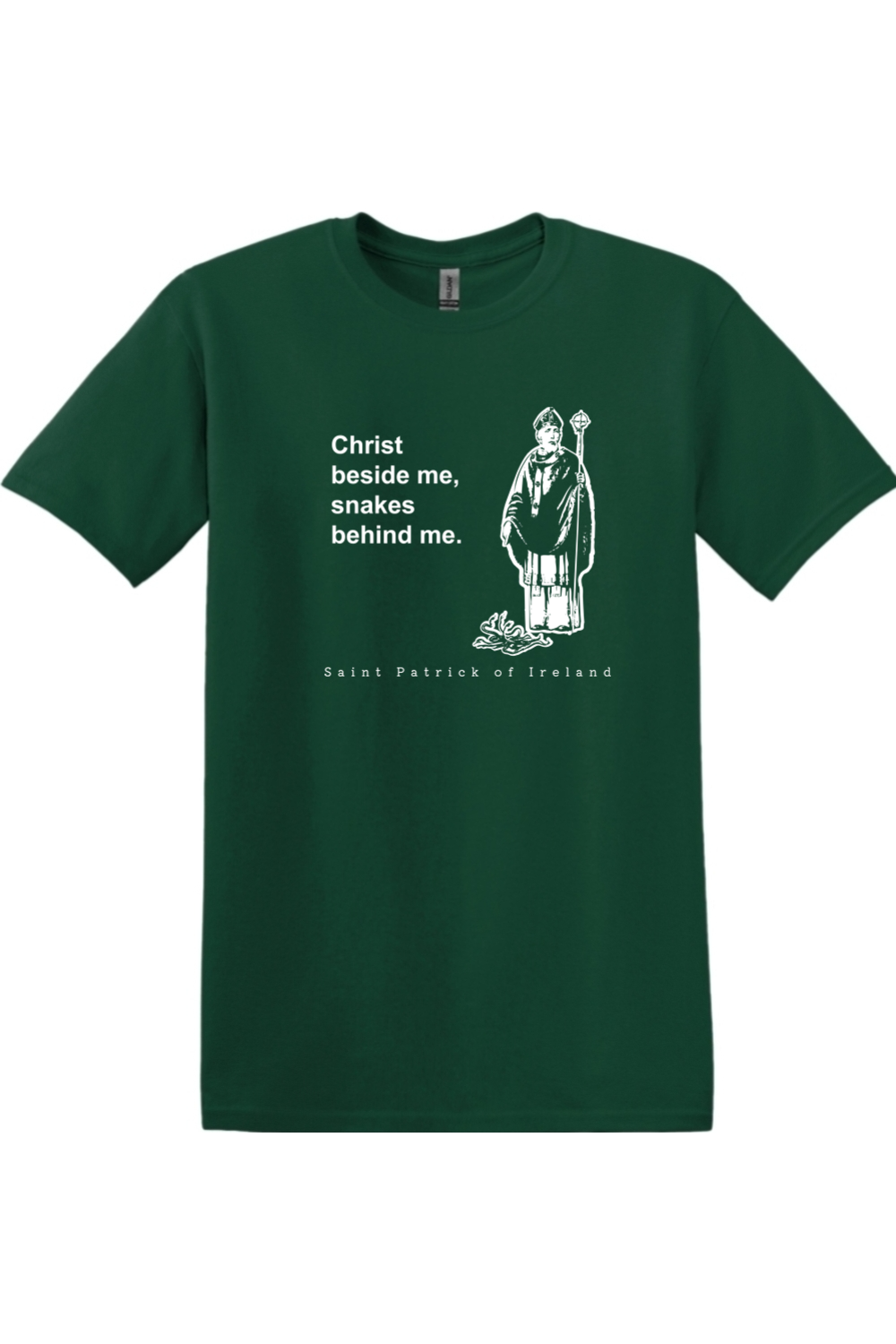 Christ Beside Me - St. Patrick Adult T-Shirt