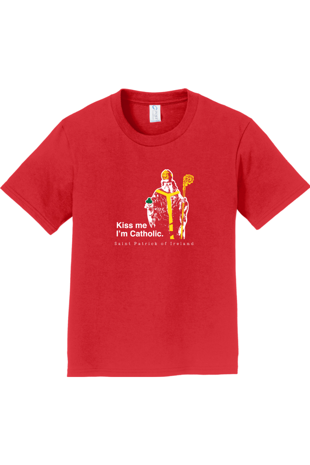 Kiss Me, I'm Catholic - St Patrick of Ireland Youth T-Shirt