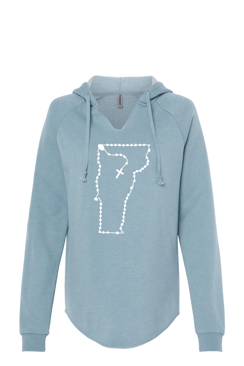 Vermont Catholic Rosary Drop Hoodie