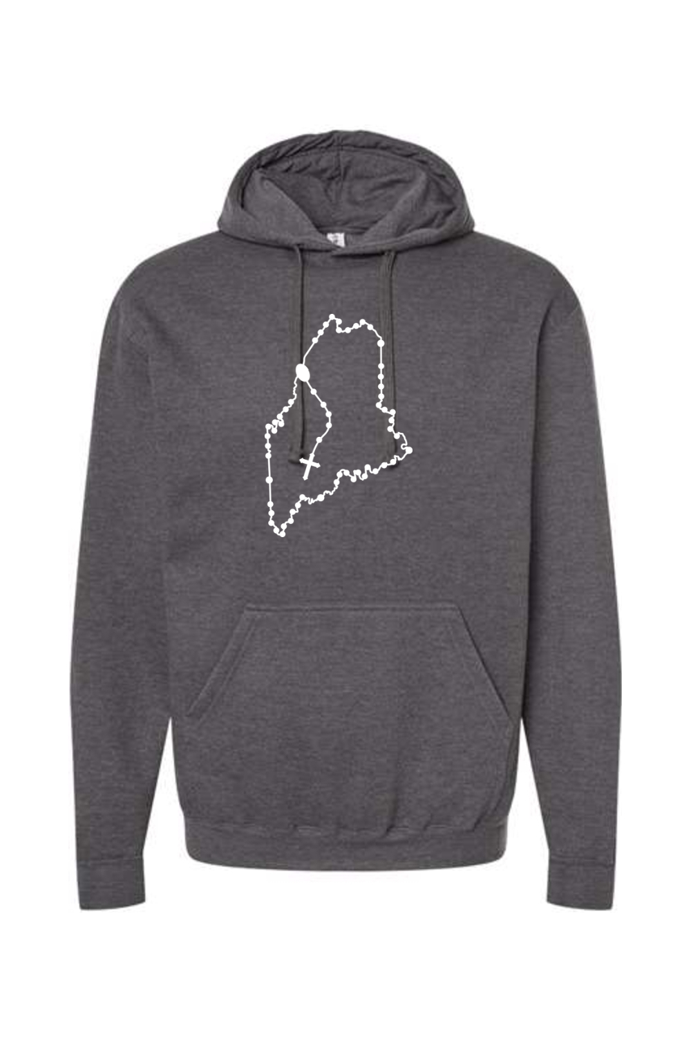 Maine Catholic Rosary Hoodie Sweatshirt