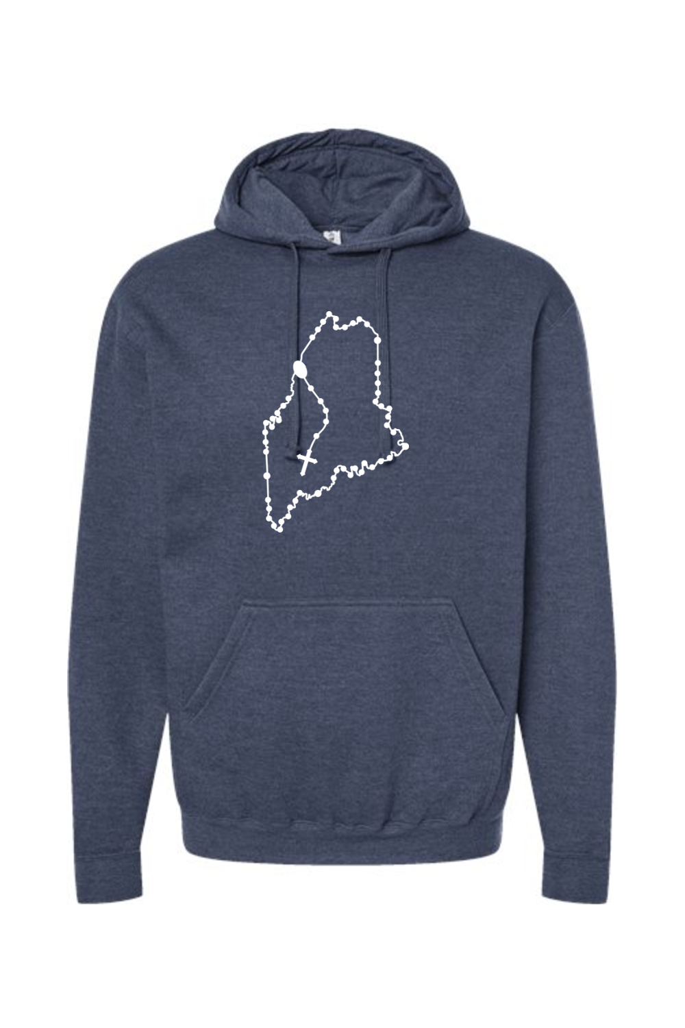 Maine Catholic Rosary Hoodie Sweatshirt