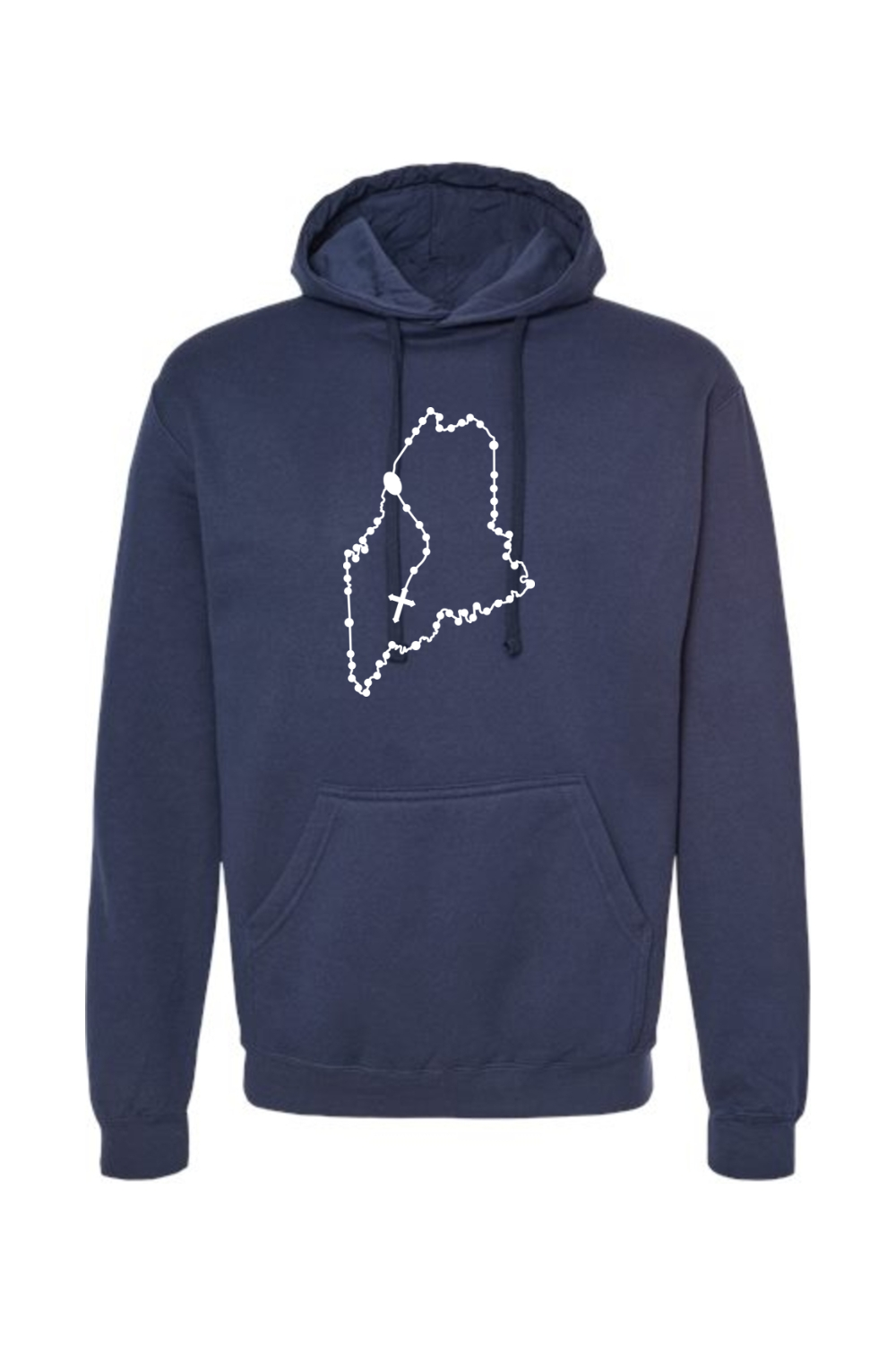 Maine Catholic Rosary Hoodie Sweatshirt