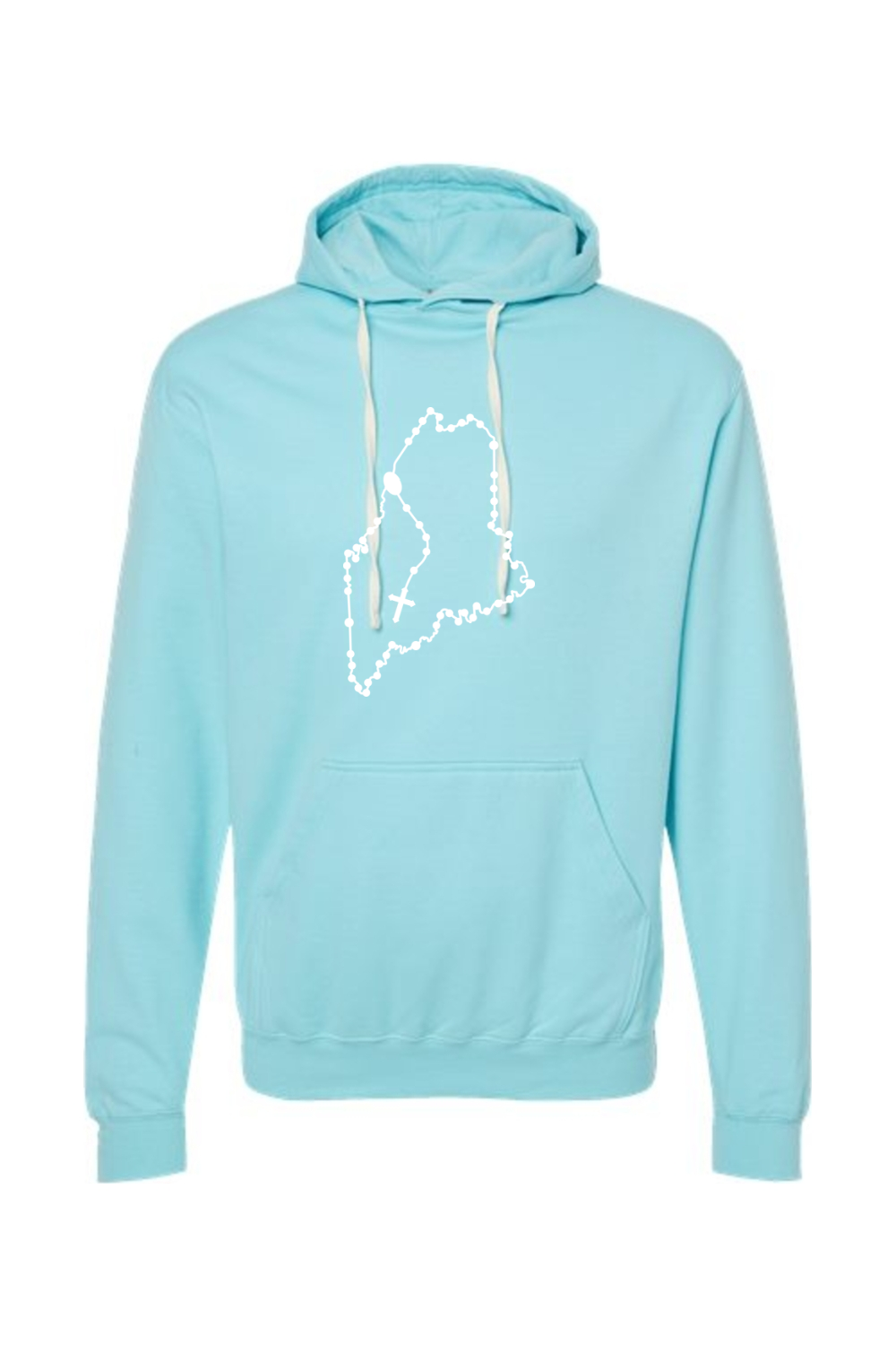 Maine Catholic Rosary Hoodie Sweatshirt