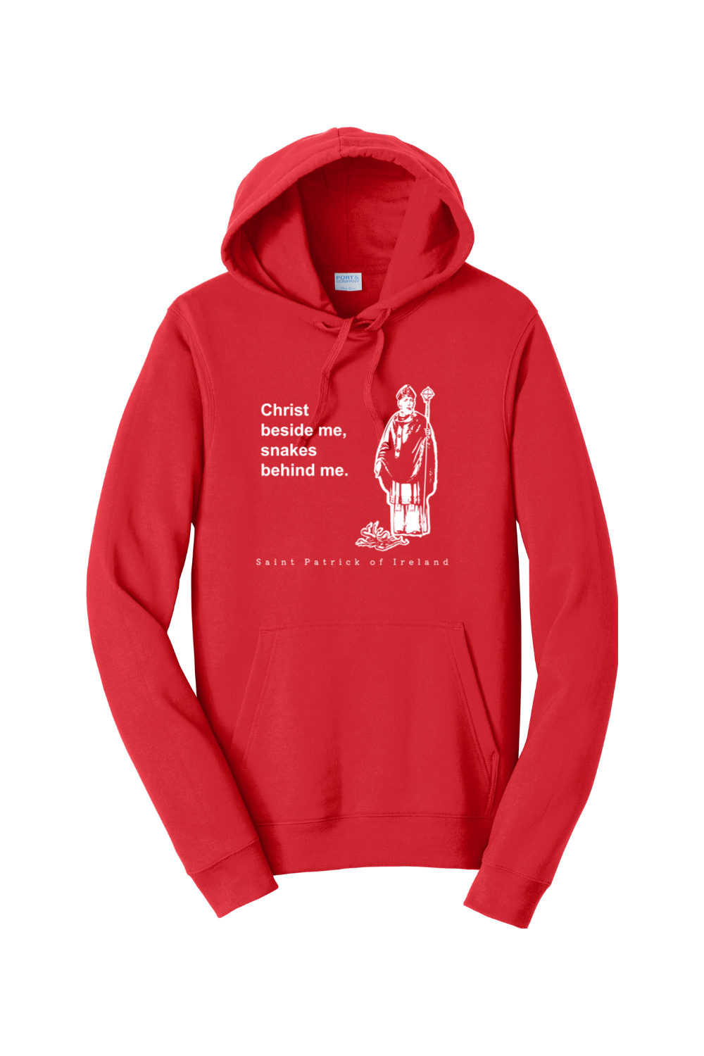 Christ Beside Me - St. Patrick Hoodie Sweatshirt