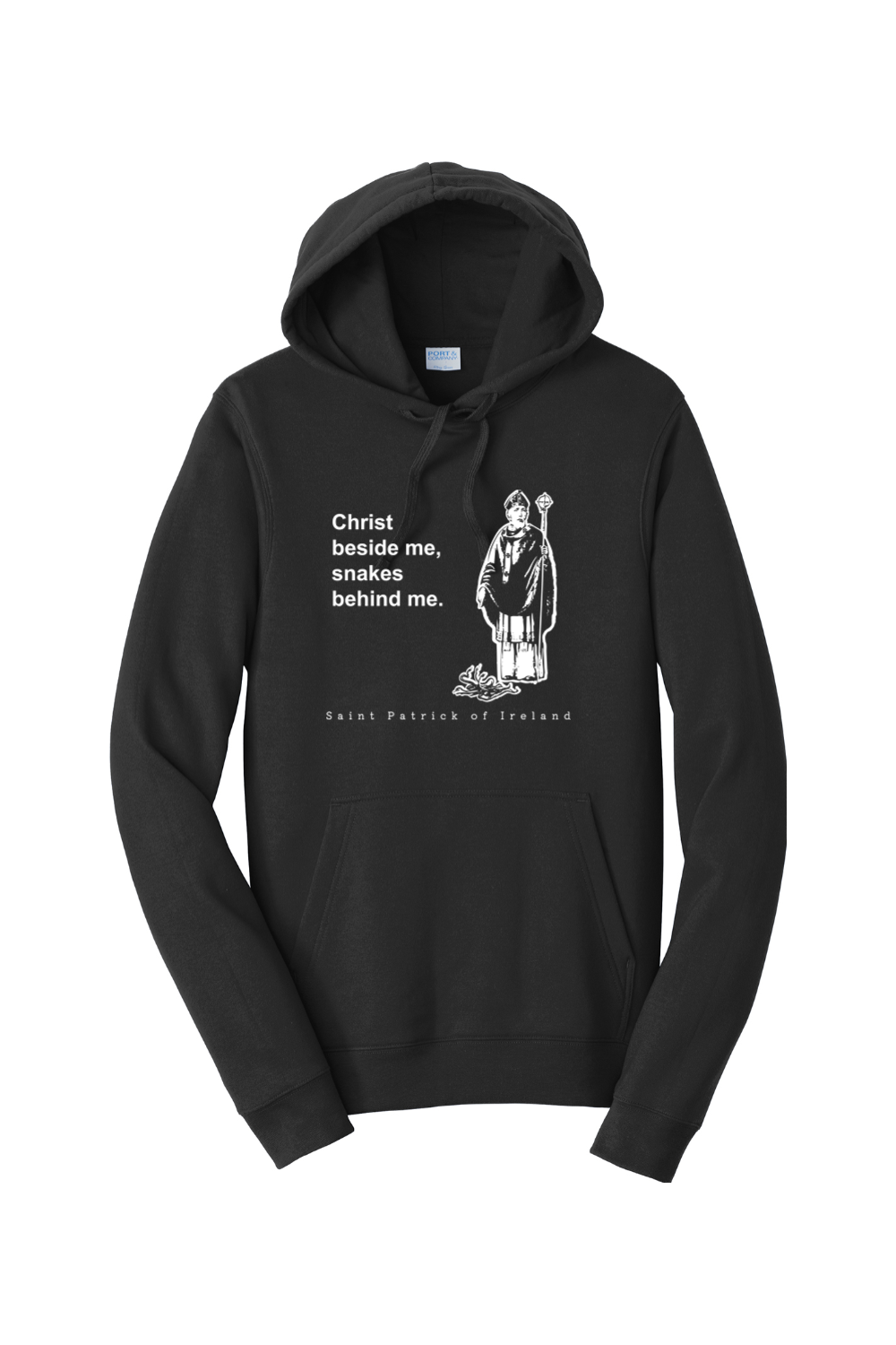 Christ Beside Me - St. Patrick Hoodie Sweatshirt