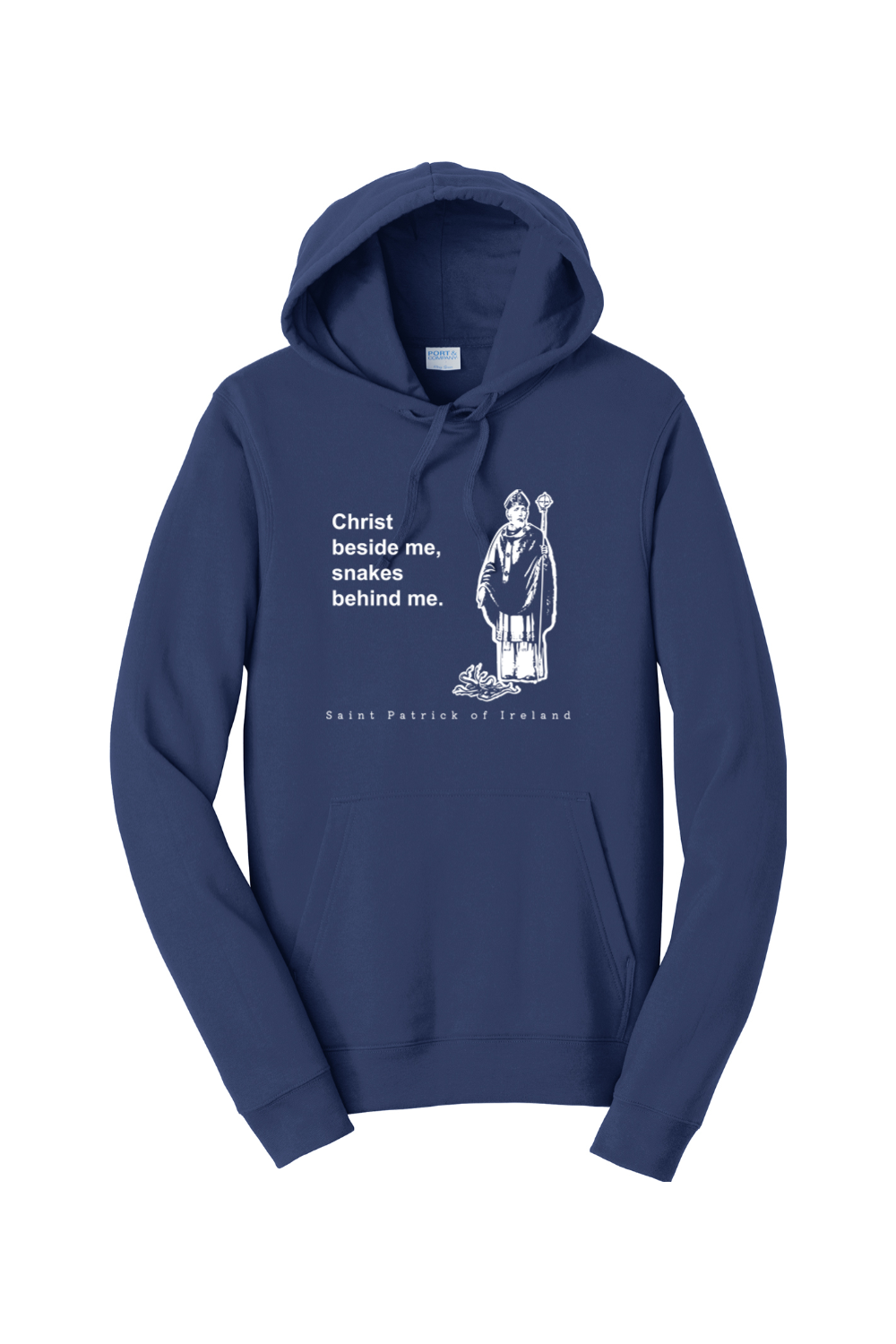 Christ Beside Me - St. Patrick Hoodie Sweatshirt
