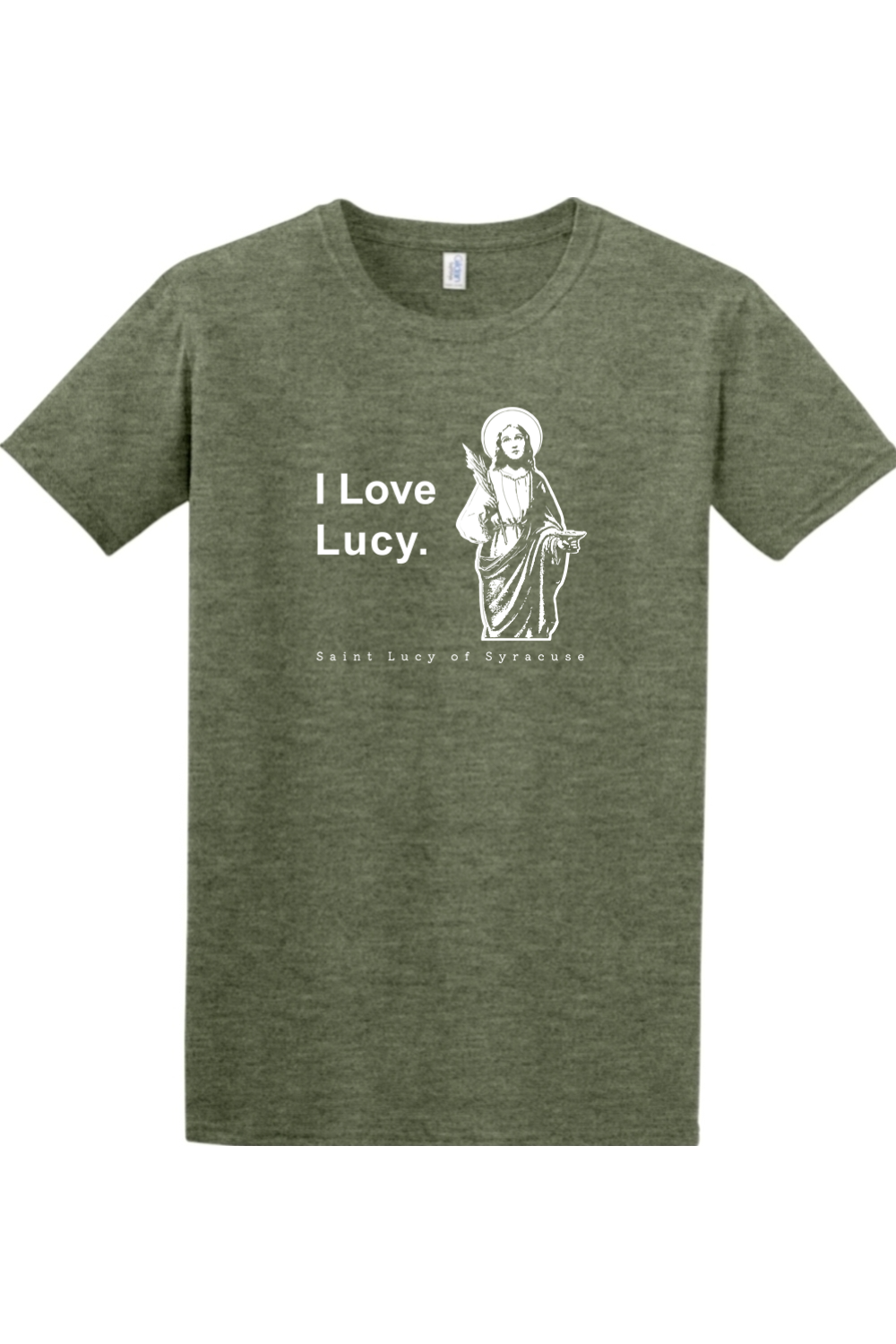 I Love Lucy - St. Lucy Adult T-Shirt